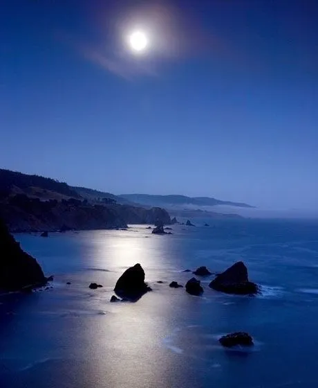 Luna Llena Reflejada en el Mar - Taringa!
