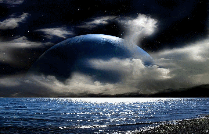 LA LUNA Y EL MAR....!!!!