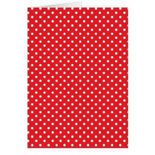 Fondo rojo con bolitas blancas - Imagui