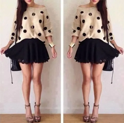 Lunares y faldas circulares | Style | Pinterest Lunares y faldas circulares | Style | Pinterest
