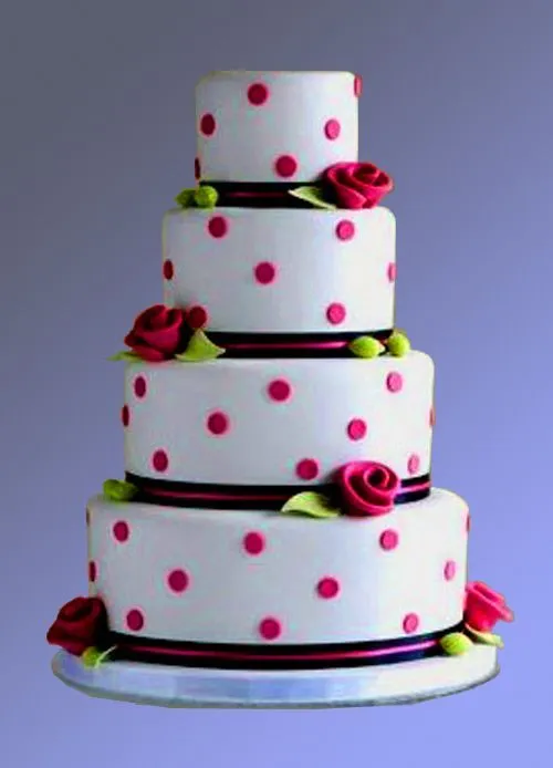 Con Lunares y Rosas Fucsias | Tortas decoradas | Pinterest Con Lunares y Rosas Fucsias | Tortas decoradas | Pinterest