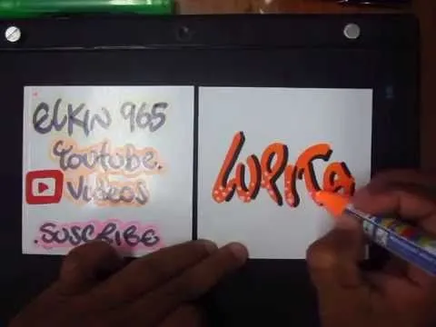 Lupita nombre decorado - YouTube