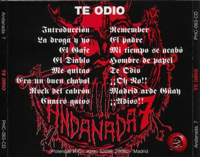 Luxa kontra el tekno!!: Andanada 7 - Te Odio Luxa kontra el tekno!!: Andanada 7 - Te Odio