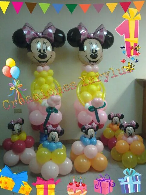 Luz Stampin: Minnie Mouse balloons!!!