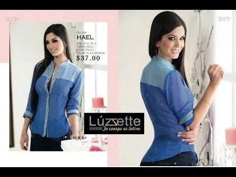 Luzzette Blusas de moda, transparencias, chifon y mas - YouTube