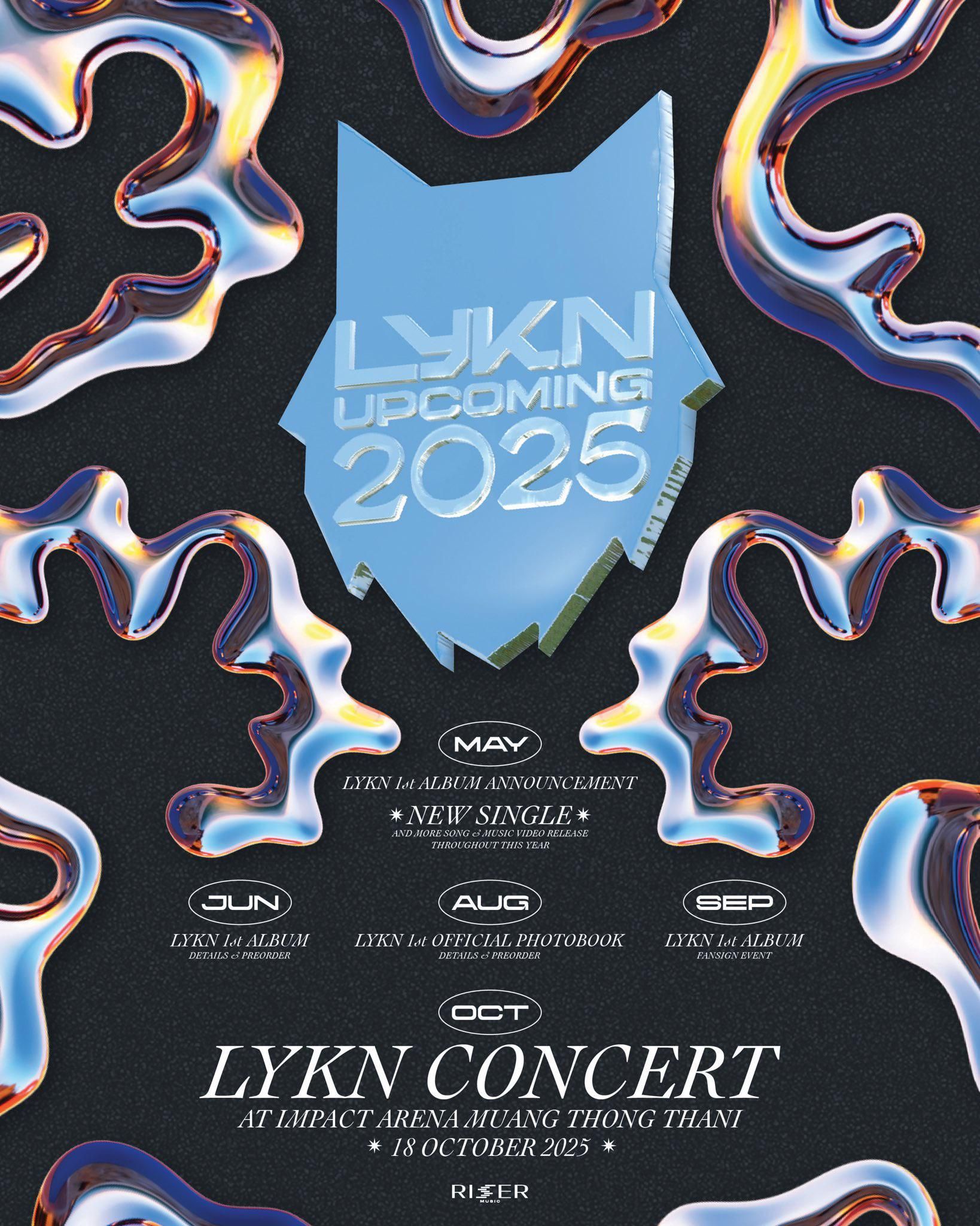 LYKN 2025 plans revealed: 1st album (June), 2nd concert (October), and more  : r/GMMTV