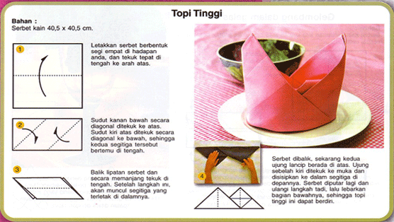 macam - macam Lipatan Serbet | ⋆Å®©ÛLÜßH∑⋆™ macam - macam Lipatan Serbet | ⋆Å®©ÛLÜßH∑⋆™