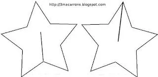 3 macarrons: Estrellas