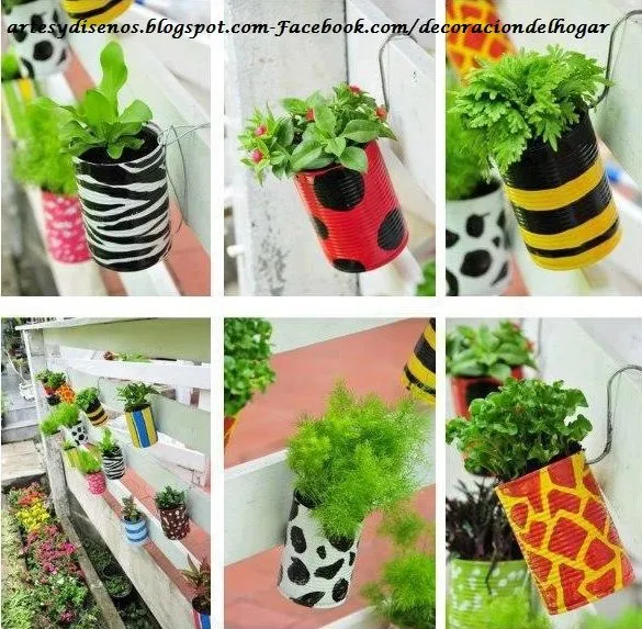 MACETAS CREATIVAS Y NOVEDOSAS PARA PLANTAS : Diseño y Decoración ...