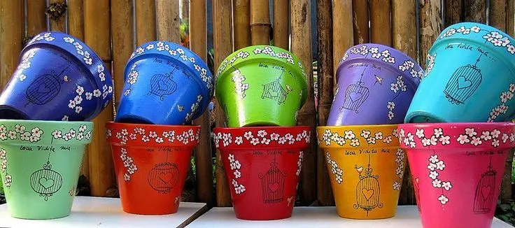macetas decorativas on Pinterest | Frida Khalo, Colorful Kitchens ...