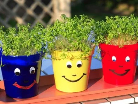 Macetas infantiles - Ideas para jardines y decoración