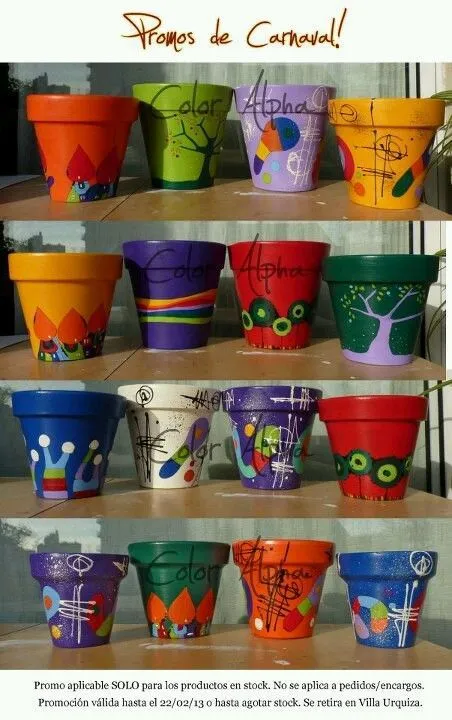 Macetas Pintadas (fb) | dibujos para pintar | Pinterest | Painted ... Macetas Pintadas (fb) | dibujos para pintar | Pinterest | Painted ...