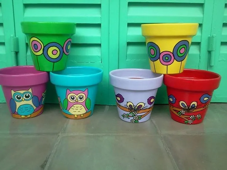 macetas pintadas on Pinterest | Painted Pots, Decoupage and ... macetas pintadas on Pinterest | Painted Pots, Decoupage and ...