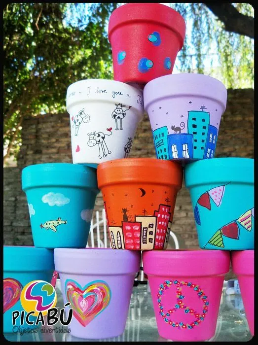 macetas pintadas | Products I Love | Pinterest