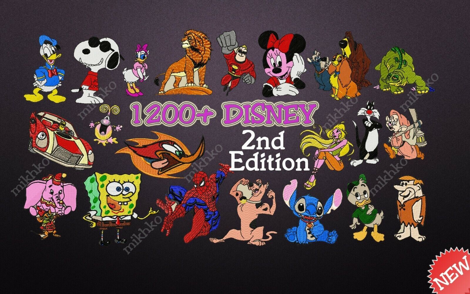 MACHINE EMBROIDERY DESIGNS - OVER 1200 CARTOON DESIGNS- PES HUS DST JEF | eBay MACHINE EMBROIDERY DESIGNS - OVER 1200 CARTOON DESIGNS- PES HUS DST JEF | eBay