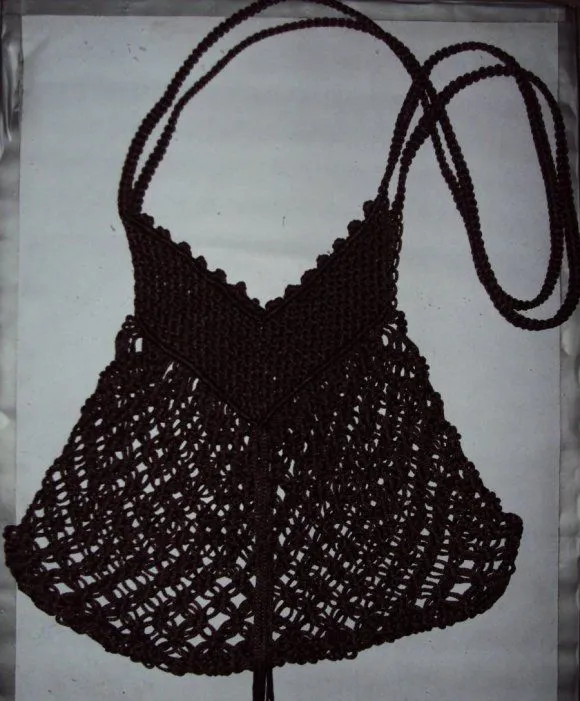 Macrame - Accesorios MaHu: Bolso café