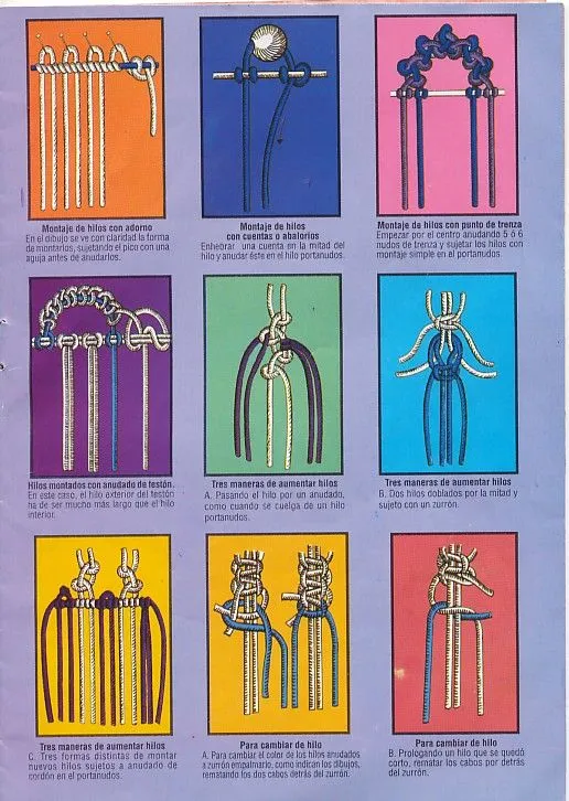 MACRAME PASO A PASO « Variasmanualidades's Blog MACRAME PASO A PASO « Variasmanualidades's Blog