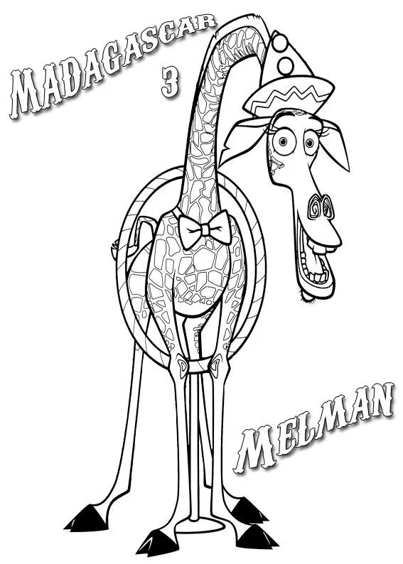 Dibujos madagascar 3 para colorear - Imagui