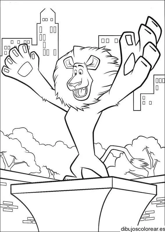 Madagascar | Dibujos para Colorear