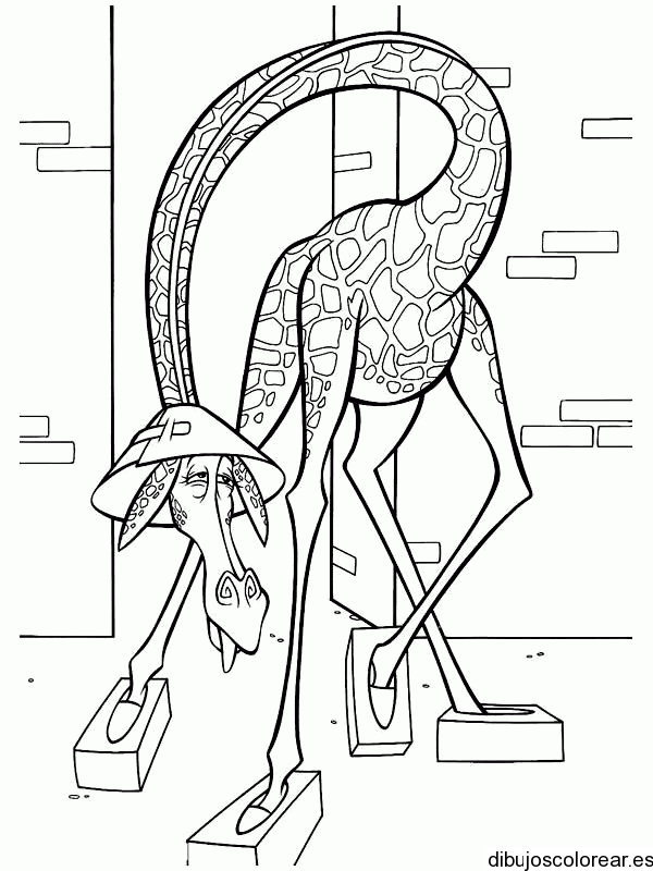 Madagascar | Dibujos para Colorear