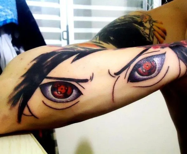 Madara Uchiha's mangekyou sharingan tattoo. | The Ink Life ...