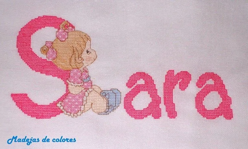 Madejas de colores: Cuadro para Sara