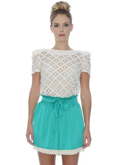Mademoiselle Jolie: Shorts de encaje: Cómo llevarlos sin ser una ... Mademoiselle Jolie: Shorts de encaje: Cómo llevarlos sin ser una ...