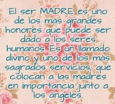 para el dia de la madre Dedicatorias a mamá ~ PENSAMIENTOS DE AMOR ...