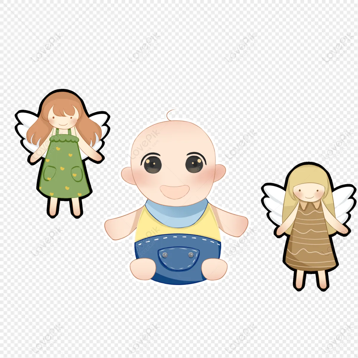 Día De La Madre, Lindo Bebé, Angelito PNG Imágenes Gratis - Lovepik
