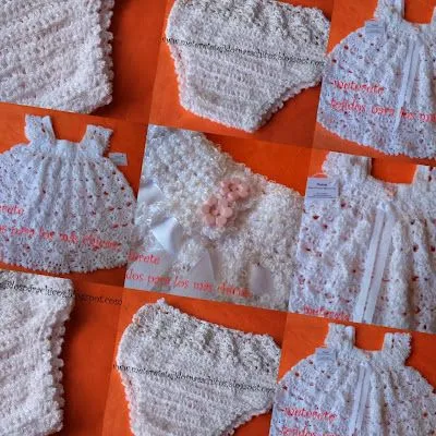 madreselvasenflor: Vestido de beba para bautismo