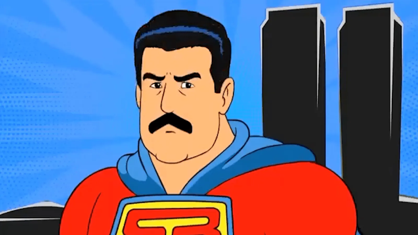 Maduro es un superhéroe en caricatura de televisión estatal de Venezuela Maduro es un superhéroe en caricatura de televisión estatal de Venezuela