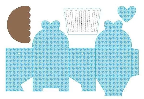 Mãe em Potencial: Faça você mesmo: caixinha para cupcakes