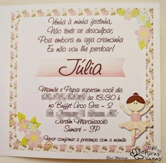 Mãe Para Sempre!: Frases para convites de aniversário infantil Mãe Para Sempre!: Frases para convites de aniversário infantil