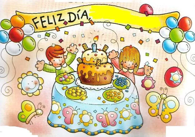 Maestra Asunción: CUMPLEAÑOS ...AFICHES Y TARJETAS...