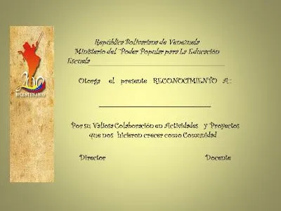 Maestra Asunción: Diplomas de Reconocimiento...Para los ...