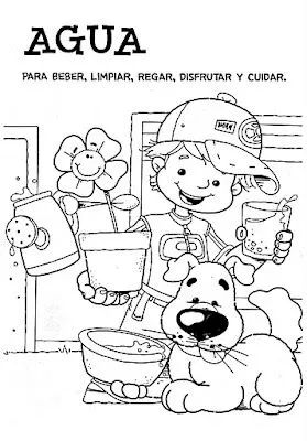 Al agua para colorear - Imagui