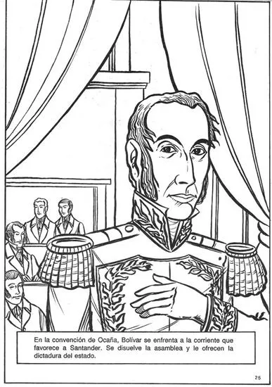 MAESTRA ERIKA VALECILLO: SIMÓN BOLIVAR PARA COLOREAR