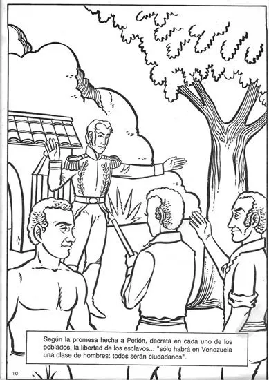 MAESTRA ERIKA VALECILLO: SIMÓN BOLIVAR PARA COLOREAR