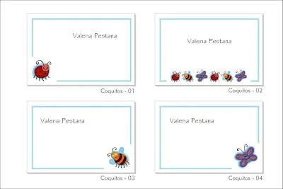 MAESTRA ERIKA VALECILLO: TARJETAS DE PRESENTACIÓN PARA NIÑOS MAESTRA ERIKA VALECILLO: TARJETAS DE PRESENTACIÓN PARA NIÑOS