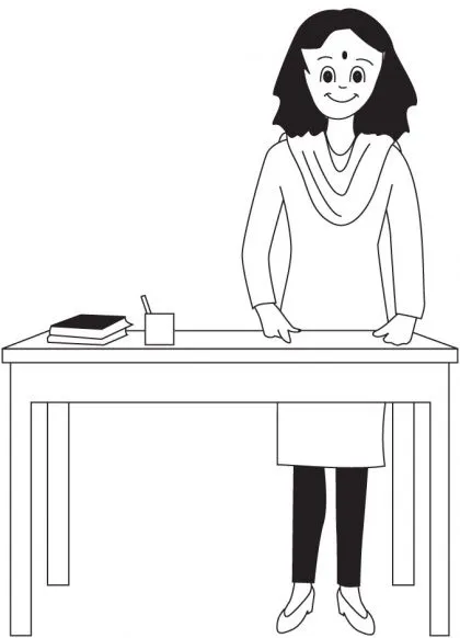 Maestra detras del escritorio para colorear ~ Dibujos para ... Maestra detras del escritorio para colorear ~ Dibujos para ...