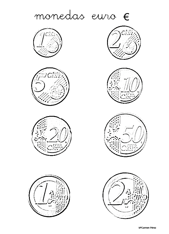 MIS COSAS DE MAESTRA*: Euros: monedas y billetes MIS COSAS DE MAESTRA*: Euros: monedas y billetes