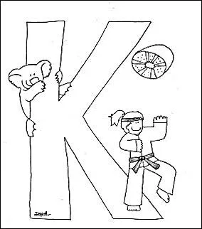 Maestra de Infantil: Abecedario para colorear ilustrado Maestra de Infantil: Abecedario para colorear ilustrado
