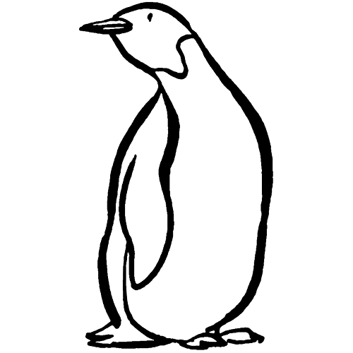 DIBUJOS PARA COLOREAR PINTAR IMAGENES: DIBUJOS DE PINGUINOS PARA ...