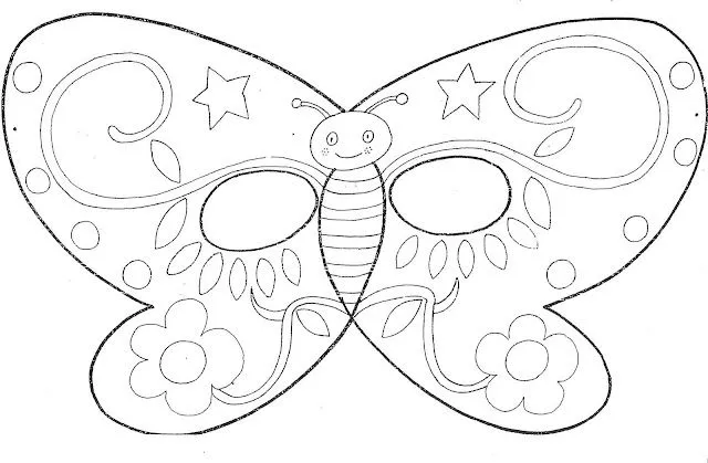 Maestra de Infantil: Antifaces de carnaval para colorear Maestra de Infantil: Antifaces de carnaval para colorear
