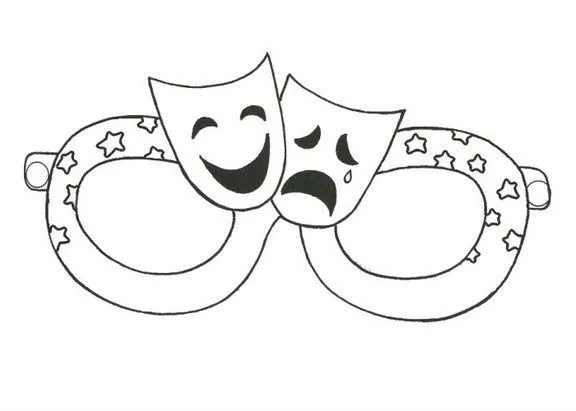 Maestra de Infantil: Antifaces de carnaval para colorear Maestra de Infantil: Antifaces de carnaval para colorear