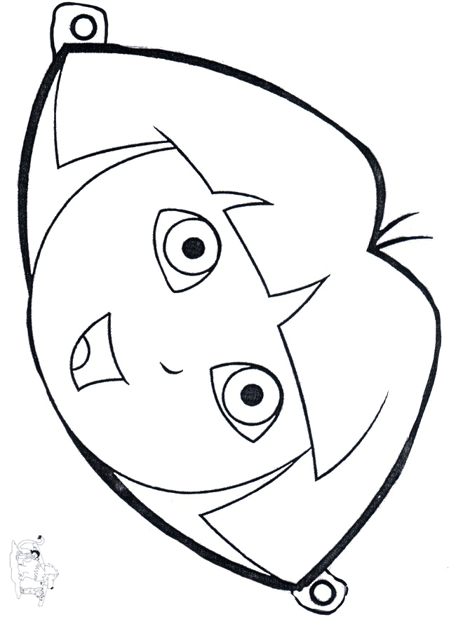 Maestra de Infantil: Caretas para colorear