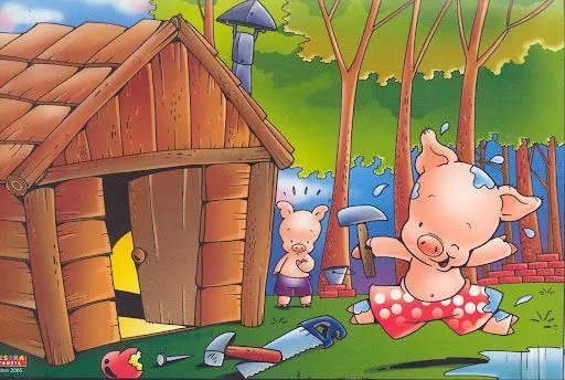 Casa de ladrillo caricatura - Imagui