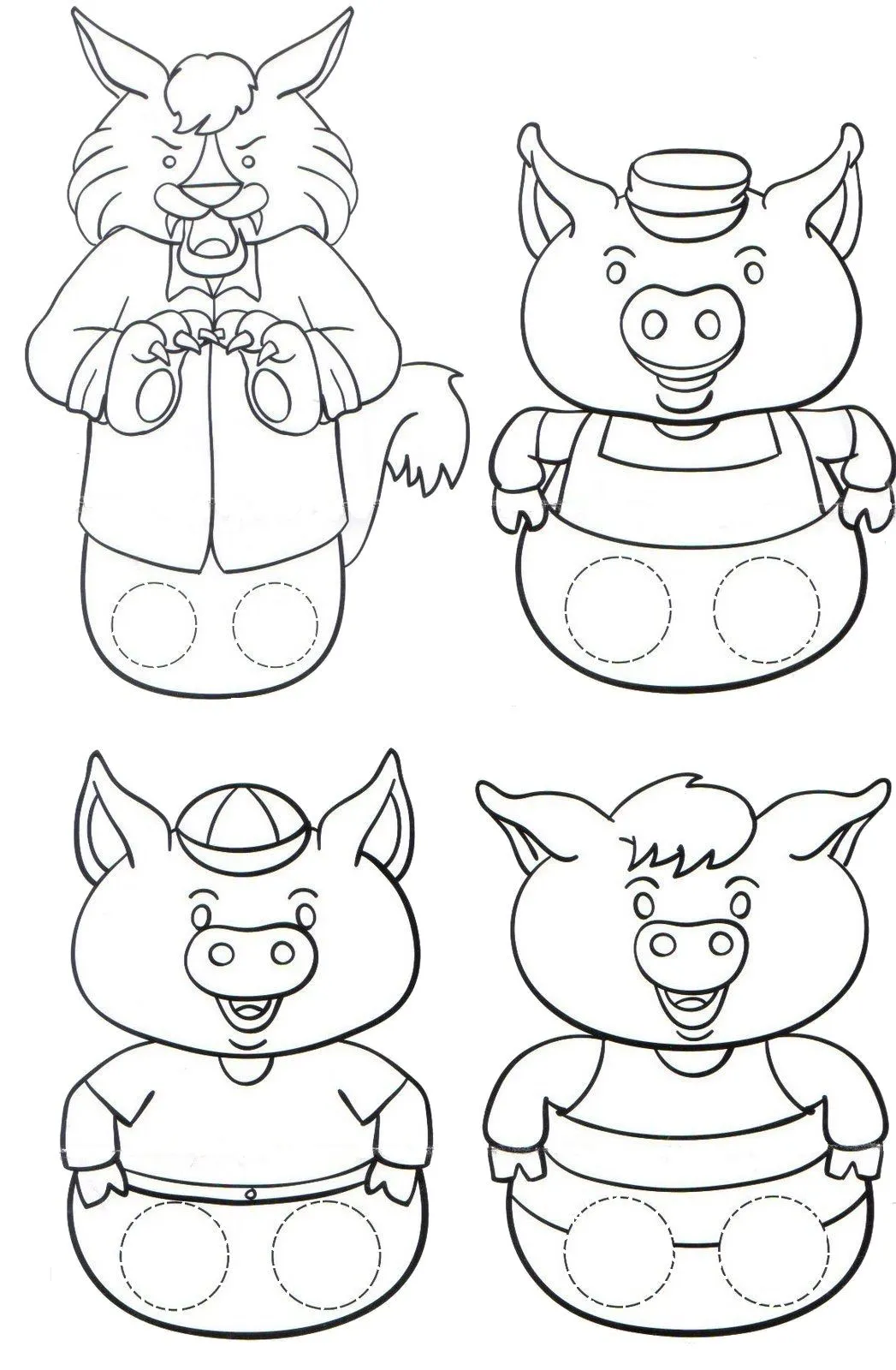 Maestra de Infantil: Los tres cerditos y el lobo Maestra de Infantil: Los tres cerditos y el lobo