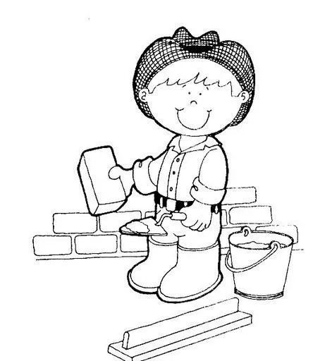 Maestra de Infantil: Dibujos para colorear profesiones Maestra de Infantil: Dibujos para colorear profesiones