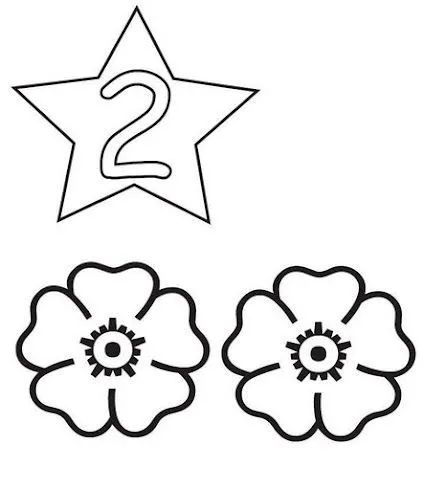 Maestra de Infantil: Fichas para trabajar los números del 1 al 9 Maestra de Infantil: Fichas para trabajar los números del 1 al 9